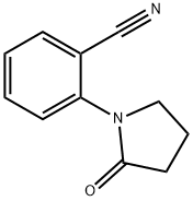 2-(2-氧代吡咯烷-1-基)苯甲腈 结构式