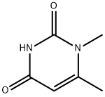 1,6-二甲基嘧啶-2,4(1H,3H)-二酮 结构式