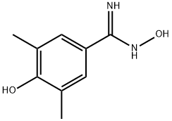 N,4-Dihydroxy-3,5-dimethylbenzenecarboximidamide 结构式