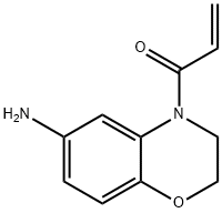 1-(6-amino-2H-benzo[b][1,4]oxazin-4(3H)-yl)prop-2-en-1-one 结构式