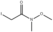 2-iodo-N-methoxy-N-methylacetamide 结构式