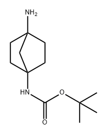 tert-butyl N-{4-aminobicyclo[2.2.1]heptan-1-yl}carbamate 结构式