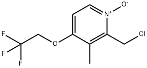 2-氯甲基-3-甲基-4-(2,2,2-三氟乙氧基)吡啶氮氧化物 结构式