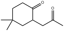 4,4-DIMETHYL-2-(2-OXOPROPYL)CYCLOHEXAN-1-ONE 结构式