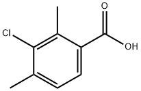 2,4-二甲基-3-氯苯甲酸 结构式