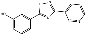 3-(3-Pyridin-3-yl-[1,2,4]oxadiazol-5-yl)-phenol 结构式