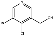 3-溴-4-氯吡啶-5-甲醇 结构式