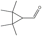 2,2,3,3-tetramethylcyclopropane-1-carbaldehyde 结构式