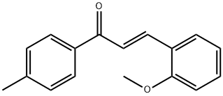 (2E)-3-(2-methoxyphenyl)-1-(4-methylphenyl)prop-2-en-1-one 结构式