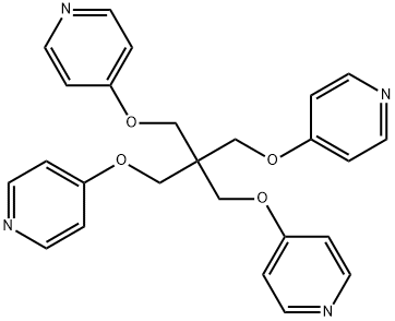 四(4-吡啶甲氧基)甲烷 结构式