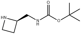 TERT-BUTYL N-[(2R)-AZETIDIN-2-YLMETHYL]CARBAMATE 结构式