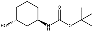 (1R,3R)-(3-Hydroxy-cyclohexyl)-carbamic acid tert-butyl ester 结构式