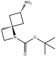 trans-6-amino-1-boc-1-azaspiro[3.3]heptane 结构式