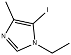 1-乙基-5-碘-4-甲基-1H-咪唑 结构式
