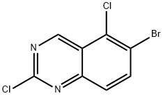 6-bromo-2,5-dichloroquinazoline 结构式