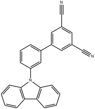 3'-(9H-咔唑-9-基)联苯-3,5-二甲腈 结构式