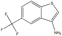 5-(Trifluoromethyl)benzo[b]thiophen-3-amine 结构式
