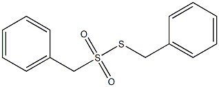 Benzenemethanesulfonothioicacid, S-(phenylmethyl) ester 结构式