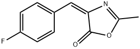 4-(4-fluorobenzylidene)-2-methyl-1,3-oxazol-5(4H)-one 结构式