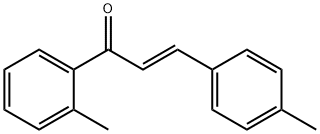 (2E)-1-(2-methylphenyl)-3-(4-methylphenyl)prop-2-en-1-one 结构式