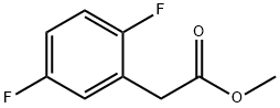 2-(2,5-二氟苯基)乙酸甲酯 结构式