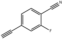 4-ethynyl-2-fluorobenzonitrile 结构式