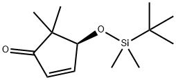 (S)-4-(tert-butyldimethylsilyloxy)-5,5-dimethylcyclopent-2-enone