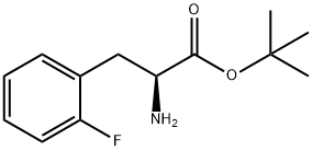 L-2-氟苯丙氨酸叔丁酯 结构式