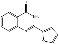 2-[(2-furylmethylene)amino]benzamide 结构式