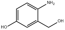 4-氨基-3-(羟甲基)苯酚 结构式