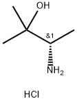 (S)-3-氨基-2-甲基丁-2-醇盐酸盐 结构式