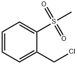 1-(氯甲基)-2-甲磺酰基苯 结构式