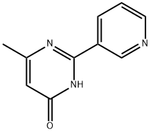 6-甲基-2-(吡啶-3-基)-3,4-二氢嘧啶-4-酮 结构式