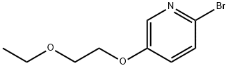 2-bromo-5-(2-ethoxyethoxy)pyridine 结构式