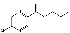 5-Chloro-pyrazine-2-carboxylic acid isobutyl ester 结构式