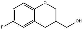 (6-FLUOROCHROMAN-3-YL)METHANOL 结构式