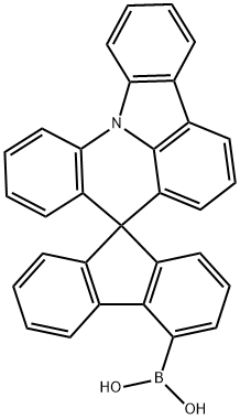 B-螺[芴-9,8'-吲哚[3,2,1-DE]吖啶]-4-硼酸 结构式