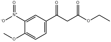 ethyl 3-(4-methoxy-3-nitrophenyl)-3-oxopropanoate 结构式