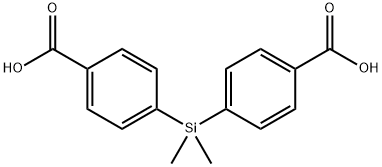 Benzoic acid,4,4'-(dimethylsilylene)bis- 结构式