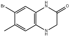 7-溴-3,4-二氢-6-甲基-2(1H)-喹喔啉酮 结构式