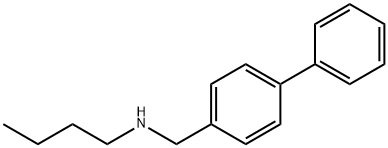 ({[1,1-biphenyl]-4-yl}methyl)(butyl)amine 结构式