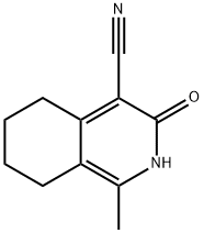 1-甲基-3-氧代-2,3,5,6,7,8-六氢异喹啉-4-甲腈 结构式