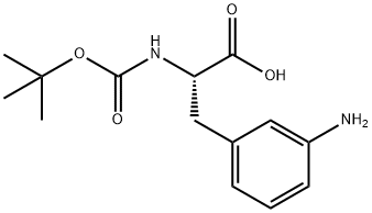 N-BOC-3-氨基-L-苯丙氨酸 结构式