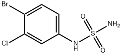 N-(4-BROMO-3-CHLOROPHENYL)AMINOSULFONAMIDE 结构式