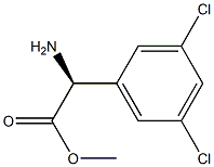 METHYL(2S)-2-AMINO-2-(3,5-DICHLOROPHENYL)ACETATE 结构式