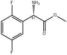 METHYL(2S)-2-AMINO-2-(2,5-DIFLUOROPHENYL)ACETATE 结构式