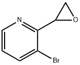 3-溴-2-(环氧乙烷-2-基)吡啶 结构式