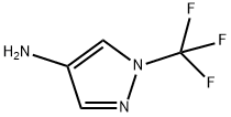 1-(三氟甲基)-1H-吡唑-4-胺 结构式