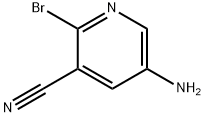 5-氨基-2-溴烟腈 结构式
