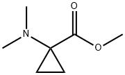 1-Dimethylamino-cyclopropanecarboxylic acid methyl ester 结构式